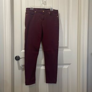 Michael Kors burgundy jeans